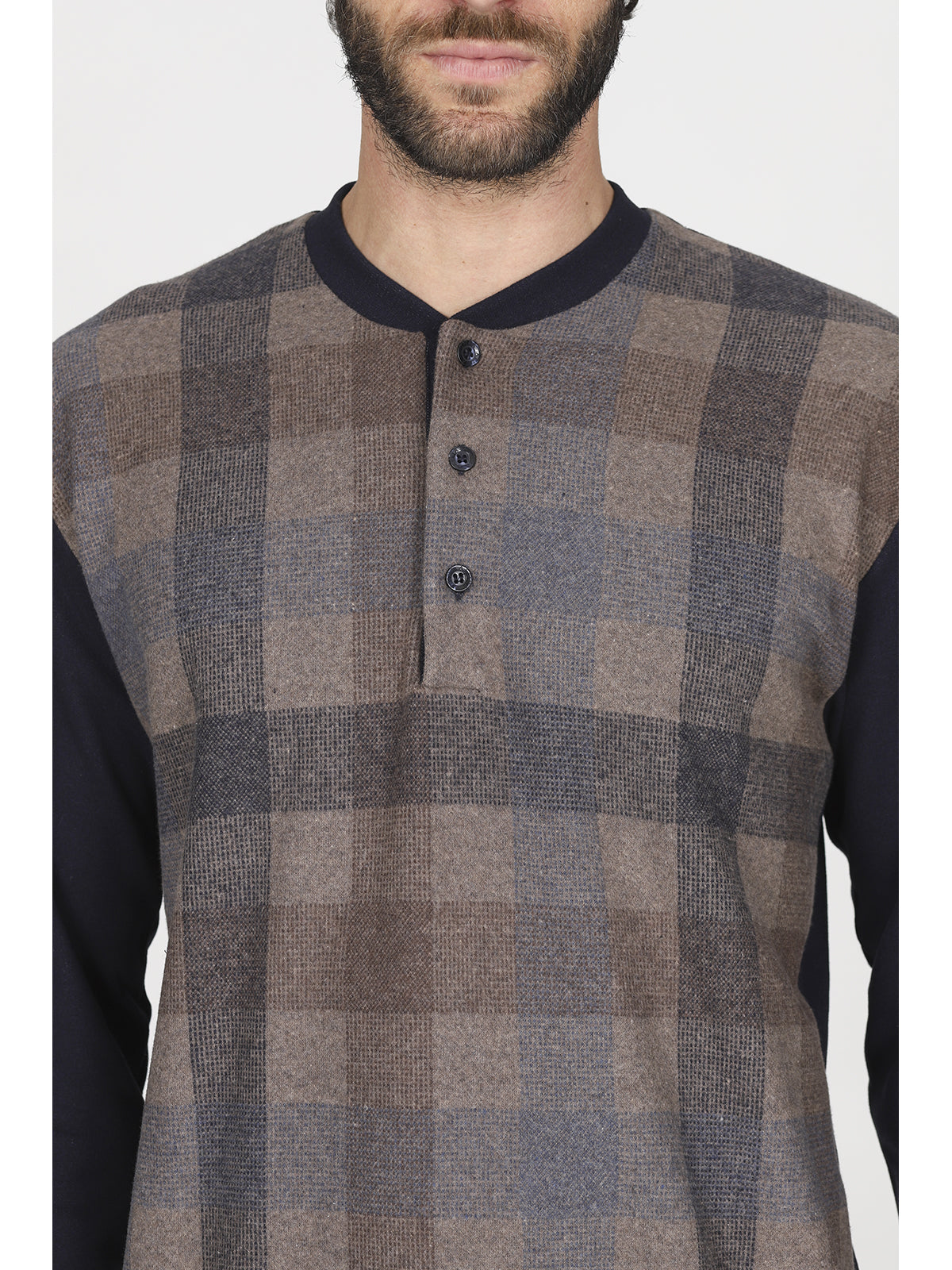 Pigiama invernale in cotone jacquard