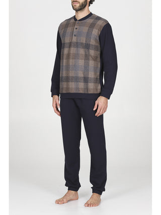 Pigiama invernale in cotone jacquard