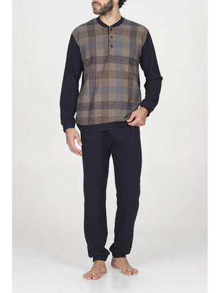 Pigiama invernale in cotone jacquard