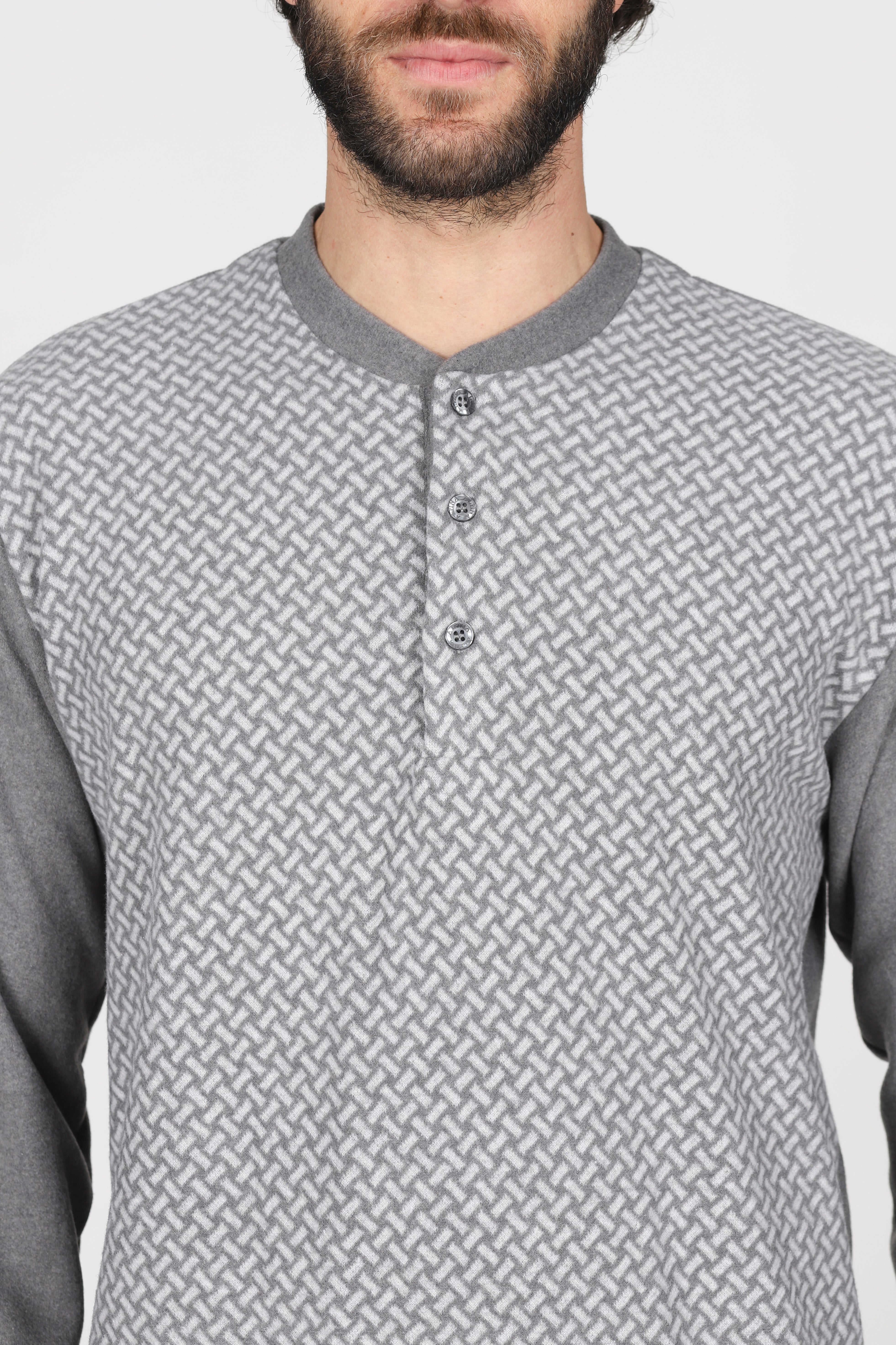 Pigiama invernale in caldo jacquard