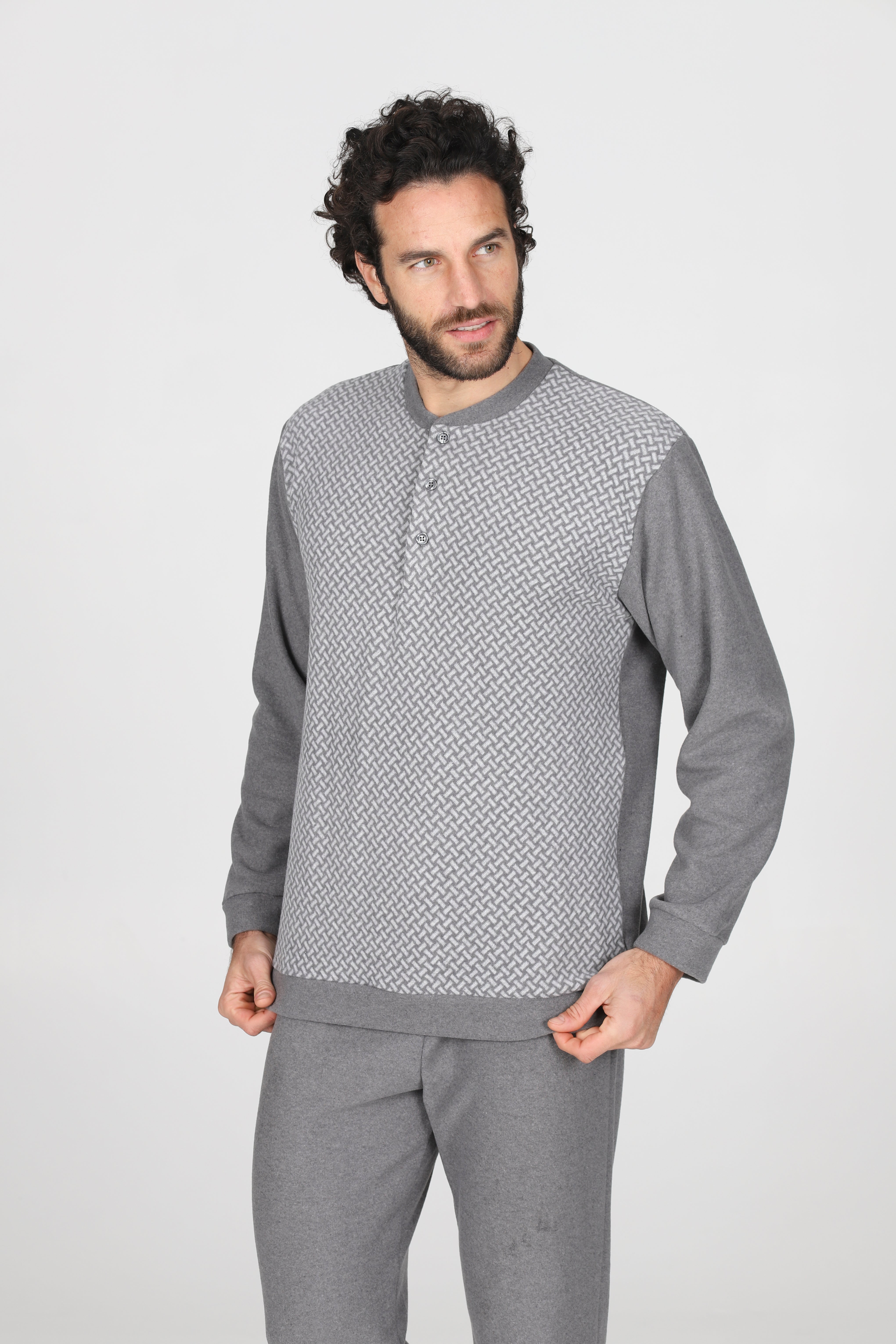 Pigiama invernale in caldo jacquard