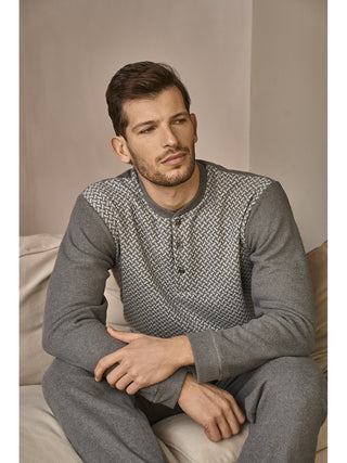 Pigiama invernale in caldo jacquard