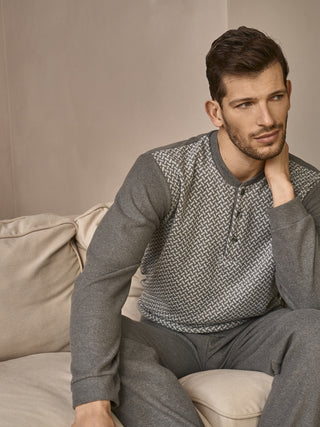 Pigiama invernale in caldo jacquard