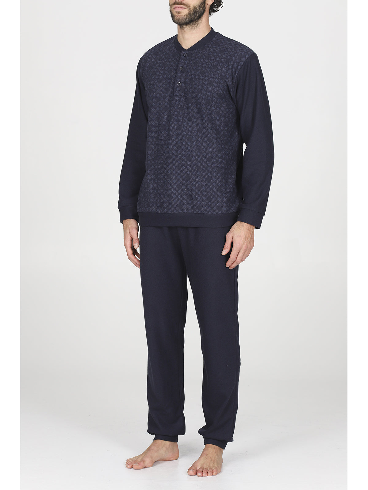 Pigiama invernale in caldo jacquard