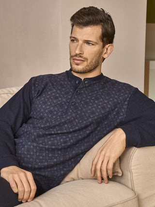 Pigiama invernale in caldo jacquard