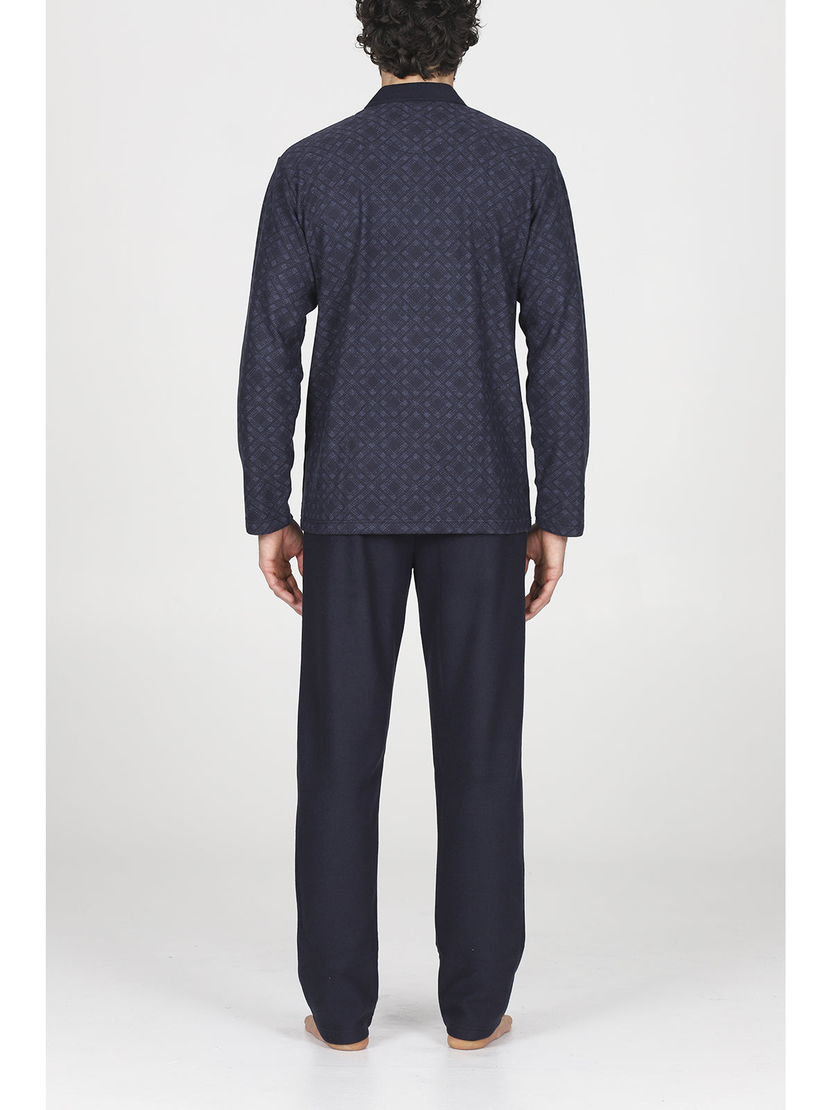 Pigiama caldo jacquard cotone