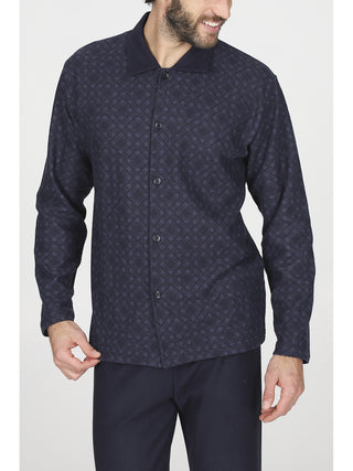 Pigiama caldo jacquard cotone