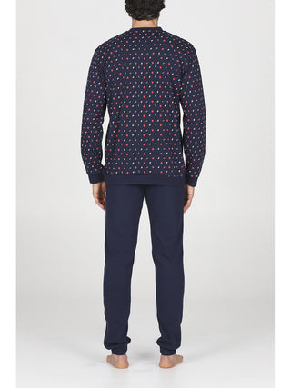 Morbido pigiama lungo serafino