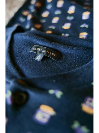 Morbido pigiama lungo serafino