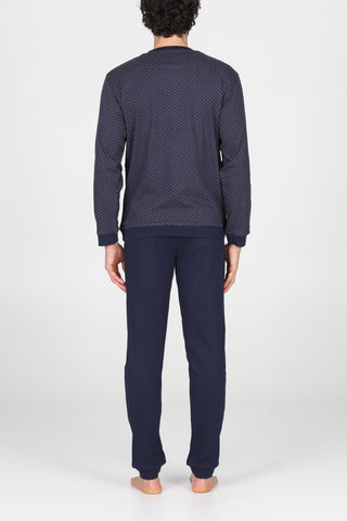 Caldo pigiama in interlock di cotone