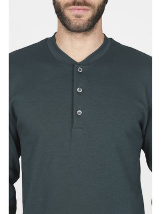 Caldo pigiama lungo in puro cotone