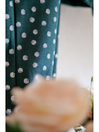 Caldo pigiama lungo in puro cotone