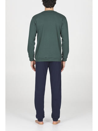 Caldo pigiama in morbido puro cotone