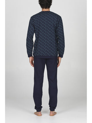 Pigiama portafortuna con bordi in puro cotone