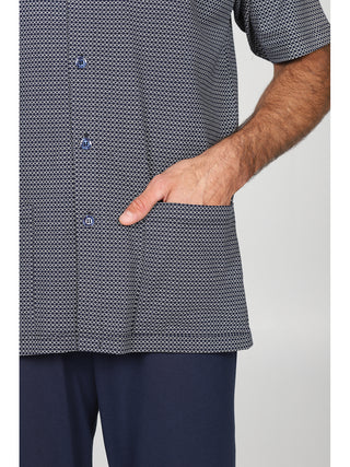 Pigiama tris cardigan Cravatta Alpina