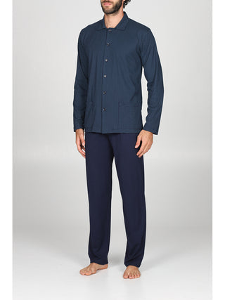 Pigiama lungo cardigan Microturc Alpina