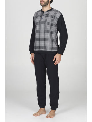 Pigiama invernale in cotone jacquard