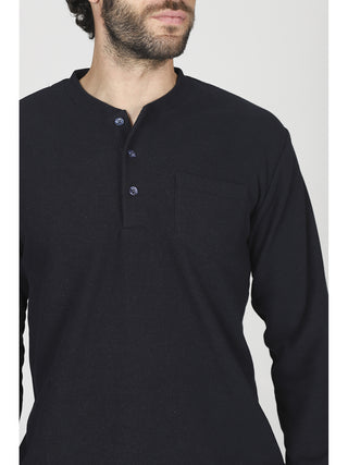 Caldo pigiama in cotone jacquard