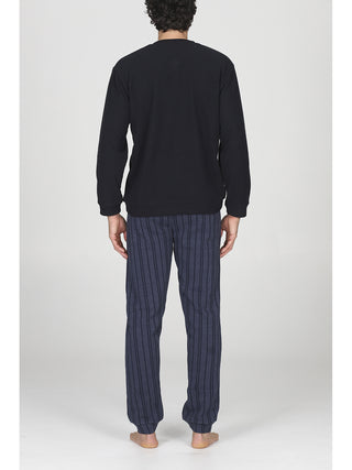 Completo notte in cotone jacquard