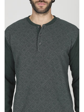 Pigiama invernale in cotone jacquard