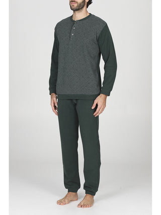 Pigiama invernale in cotone jacquard