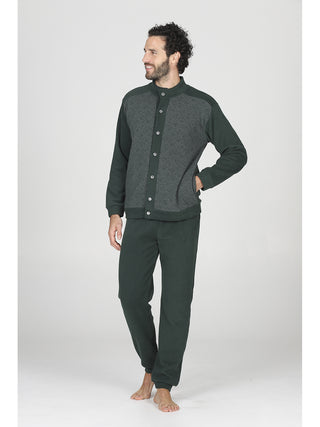 Completo notte in cotone jacquard