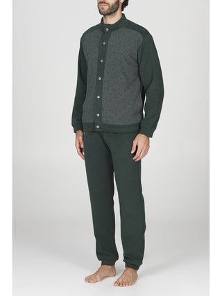 Completo notte in cotone jacquard