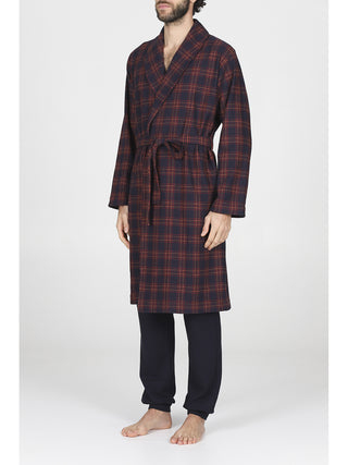 Calda vestaglia in jacquard di cotone