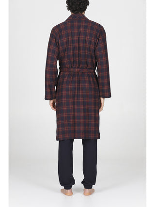 Calda vestaglia in jacquard di cotone