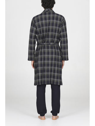 Calda vestaglia in jacquard di cotone