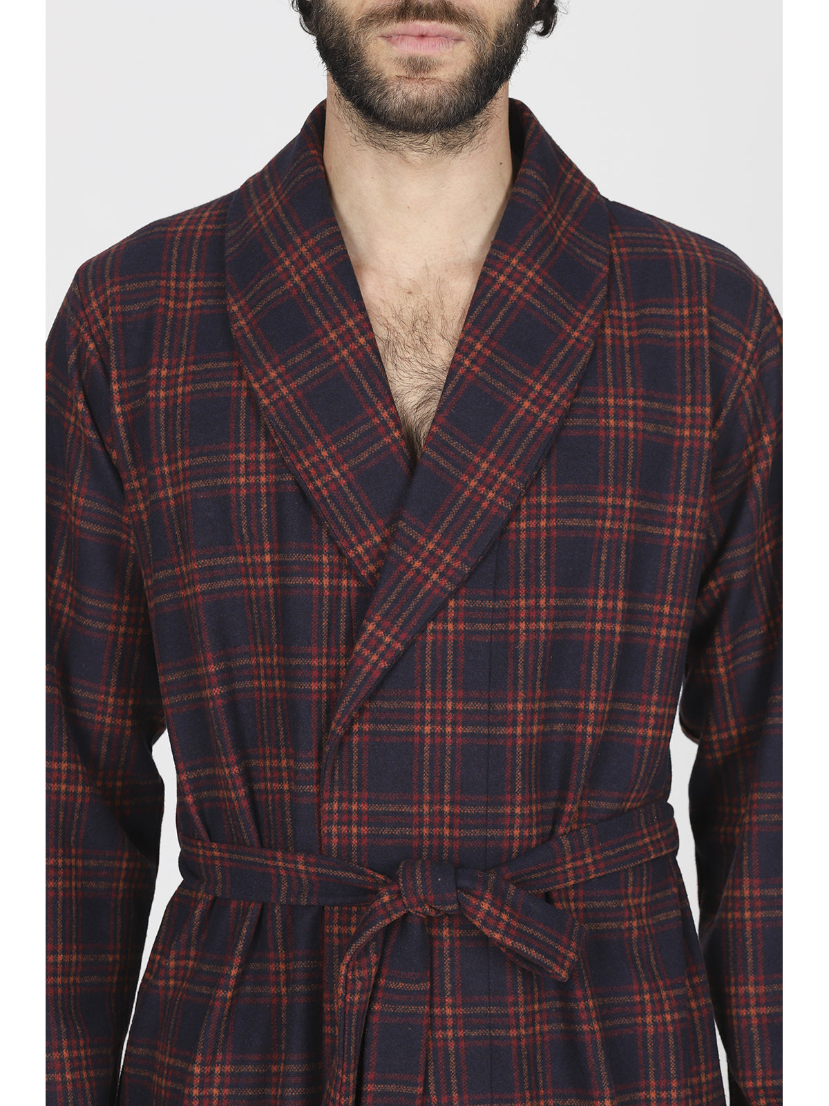 Giacca da camera in jacquard di cotone