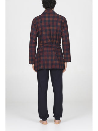 Giacca da camera in jacquard di cotone