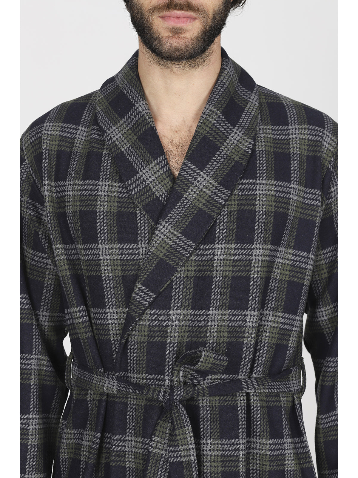 Giacca da camera in jacquard di cotone