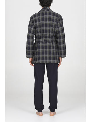 Giacca da camera in jacquard di cotone