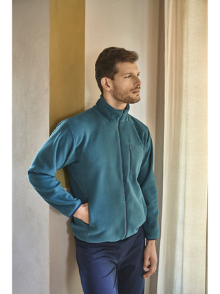 Pratico giubbotto con zip