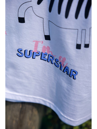 Pigiama Corto Con Stampa In Puro Cotone