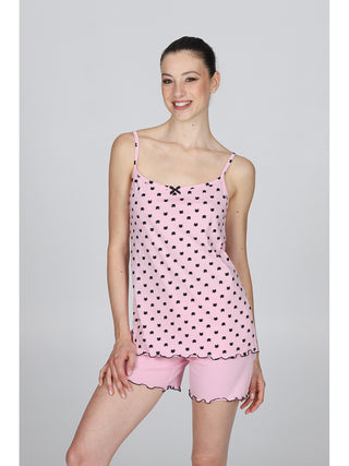 Pigiama Corto A Tema Gattini