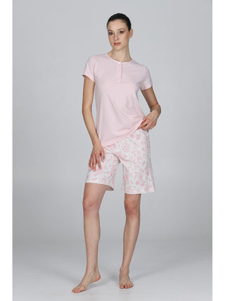 Pigiama serafino bermuda