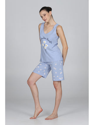 Pigiama Corto Scollo A V