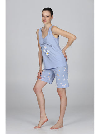 Pigiama Corto Scollo A V