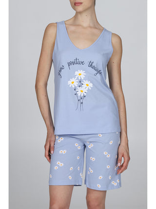 Pigiama Corto Scollo A V