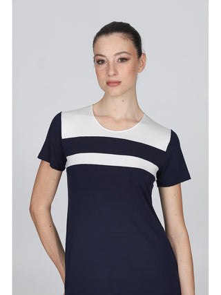 Pigiama Corto Girocollo In Morbida Viscosa