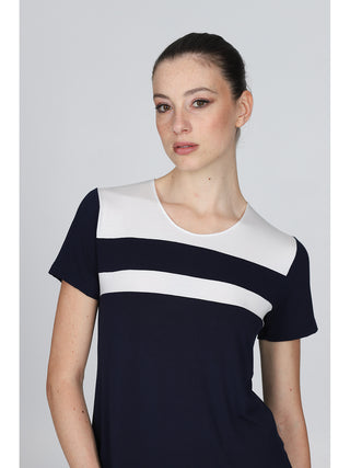 Pigiama Corto Girocollo In Morbida Viscosa