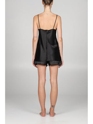 Pigiama corto top in lucente raso annnero Alpina