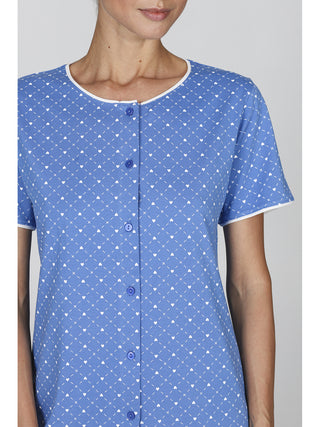 Pigiama capri in puro cotone