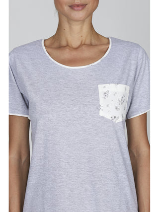 Pigiama corto donna girocollo 100% cotone