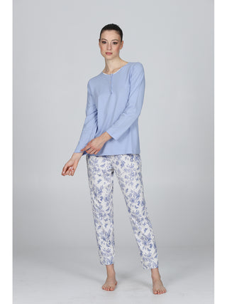 Pigiama Lungo Floreale