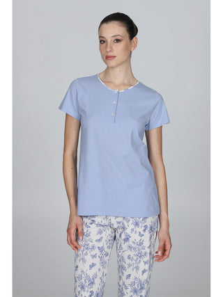 Pigiama Lungo Manica Corta