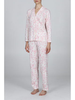 Elegante Pigiama Lungo Cardigan In Cotone