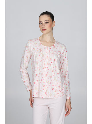 Pigiama In Puro Cotone Con Arriccio